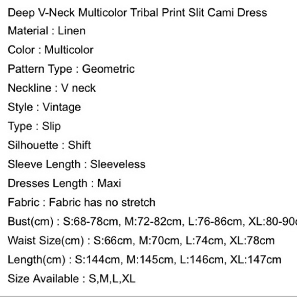 Beauty! Maxi Tribal Design Dress NEW - Picture 3 of 5